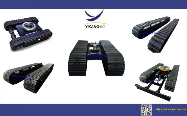 Factor costomized 5 tons steel track undercarriage system for excavator drillin rig crane