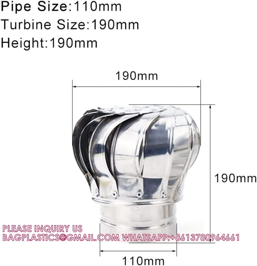 Non Power Roof Ventilator, Wind Turbines Attic Air Vent Ventilating Fan roof turbine