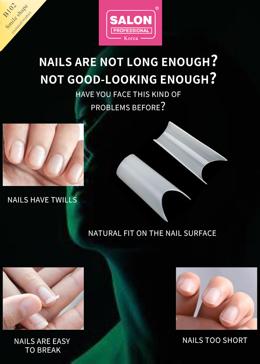 Professional Long Square Full Cover False Nail Tips For Salon Level Nail Art Enhancement