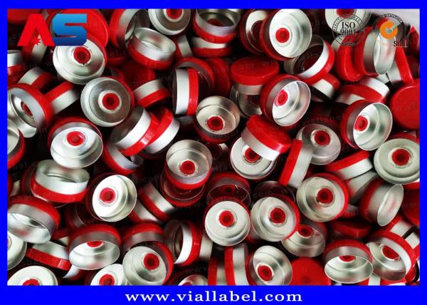 White Color Aluminum Plastic Cap , 10mL Chemistry Aluminium Bottle Caps flip off