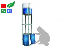  Dia 450mm Trade Show Display Tower Showcase Manufactures