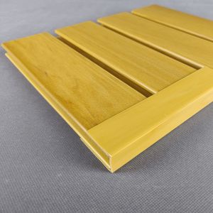 Plastic Composite False Slatwall Display Shelf For Display Wall