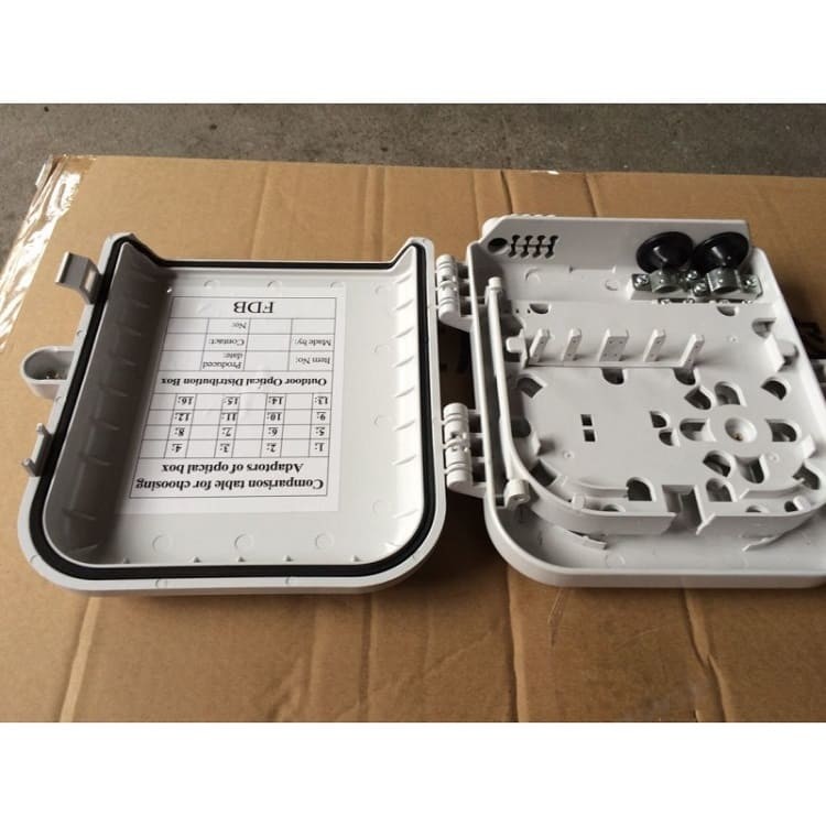 Fiber Optic Terminal Box 8Core SM/DX SC/LC/ST/FC Light Gray/Black IP 66