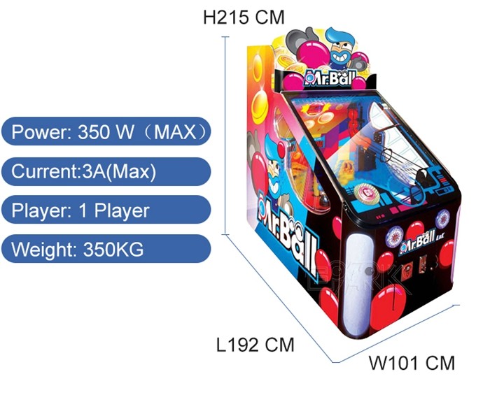 Coin Operated Amusement Arcade Game Mr Ball Newest Games Amusement Games