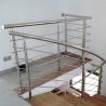 Buy cheap Indoor Decoration 201 304 316 Stainless Steel Stair Railing Inox Stairs from wholesalers