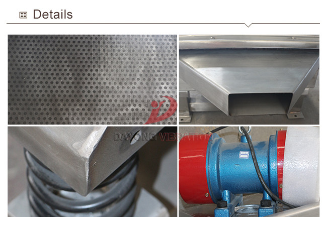 Industrial Vibratory Screen Separator Coffee Seed Rectangle Linear Vibrator Screen