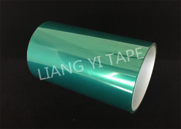 Green Acrylic Adhesive Thermal Resistant Tape , Silicone Adhesive Heat Barrier