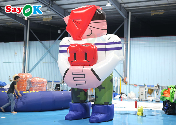 4.5m Inflatable Cartoon Characters Giant Inflatable Mascot Model For Indoor And Outdoor Decoration