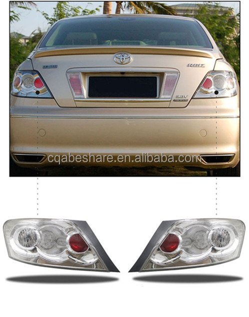 Red Car Taillights for Toyota 2006-2015 Reiz Mark X LED Rear Lamps Tail Lamp
