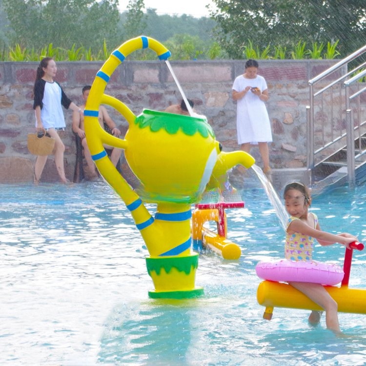 Fiberglass Play Equipment Water Spray Park