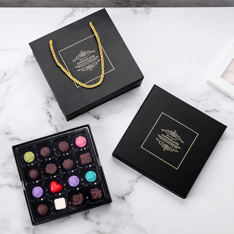 Recyclable Custom Luxury Colorful Rigiding Food Gift Chocolate Boxes with Your Own Logo
