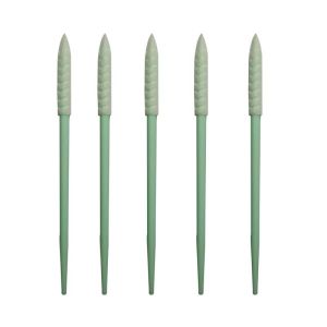 Medium Compressed Cleanroom Swabs Polyurethane Foam Tip High Absorbency