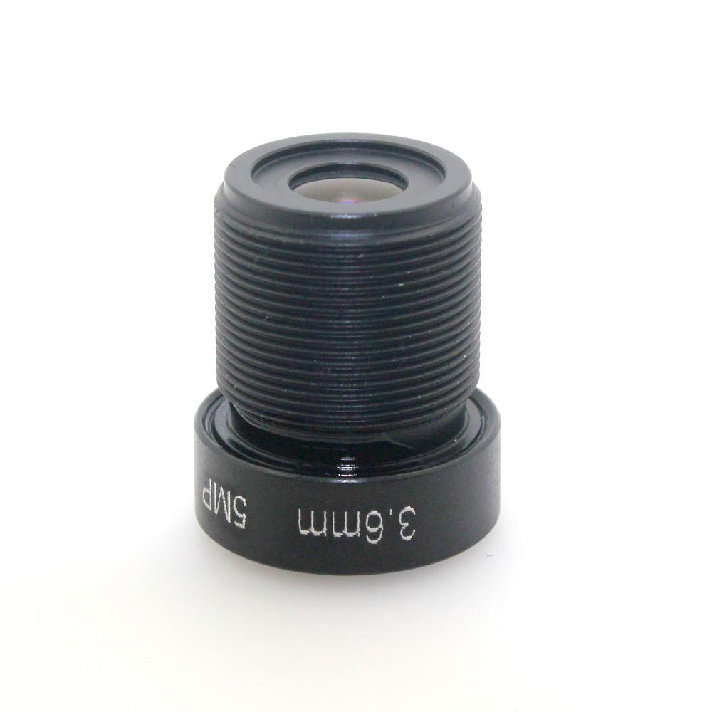 5MP IR 3.6mm lens1/2.5" CCTV MTV Board Lens CCTV Lens HD camera M12 Mount For 720P / HD 1080P IP Camera CCTV Camera