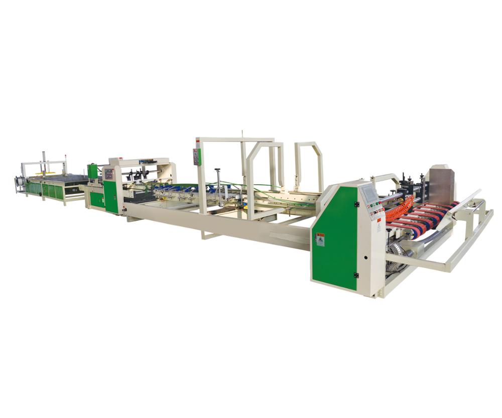 Corrugated Board Full Auto Folder Gluer Machine Box Making Mechanical