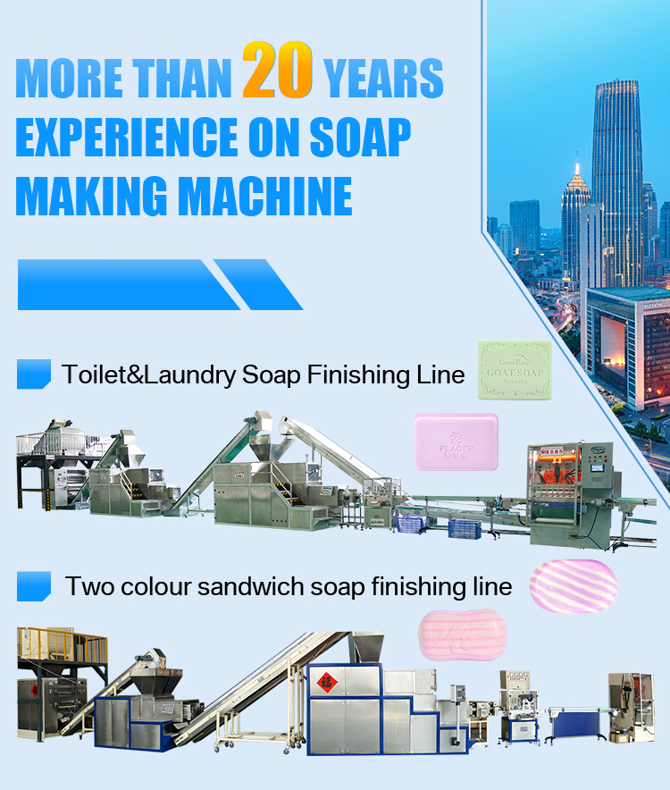 Multifunctional Stainless Steel 304 Fully Automatic Laundry Bar Soap Making Machine