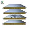 Buy cheap Rock Wool Metal Sandwich Panel For Wall Roof Steel Structure Industrial Building from wholesalers