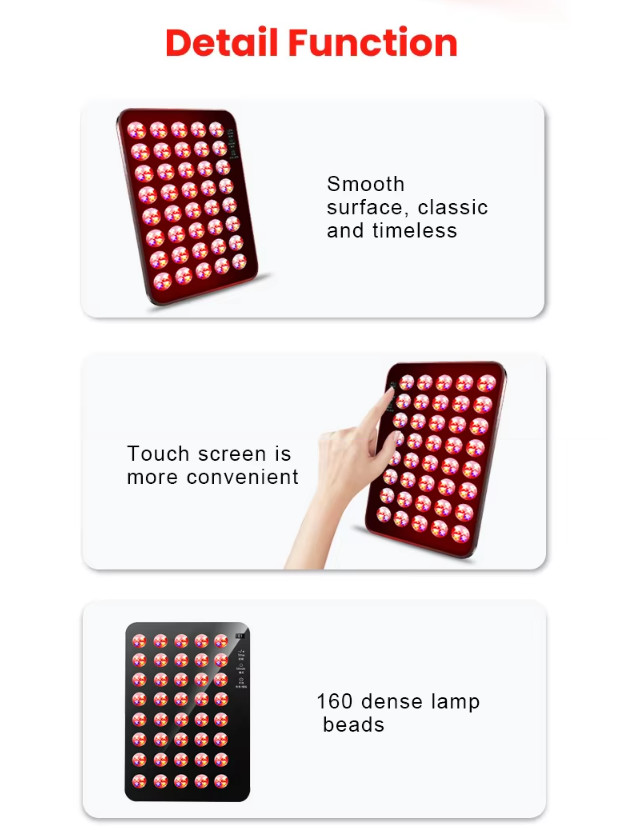 Portable Wireless 620 nm Led Light Therapy Sleep Improvement Led Light Panel