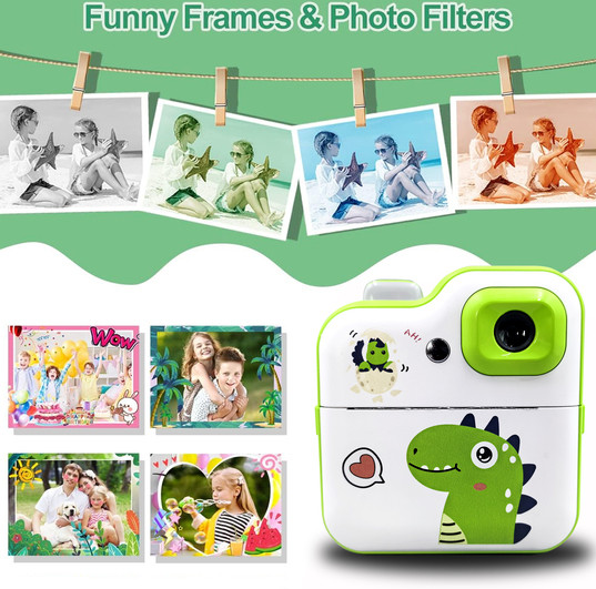 1080P HD Video Childs Camera And Printer Phone 48MP For Christmas Birthday