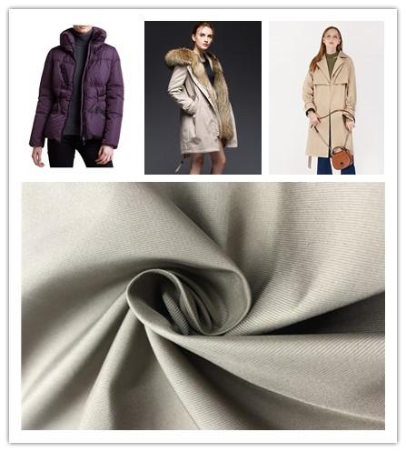 Customize Color Soft Nylon Fabric High F Twill Coated , Water Resistant Nylon
