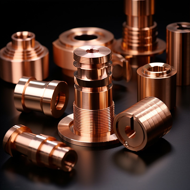 Copper Material CNC Machining Milling Parts For Industrial OEM ODM