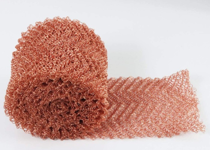 ODM Red Copper Wire Mesh 100mm Width 0.10mm Diameter For Cable