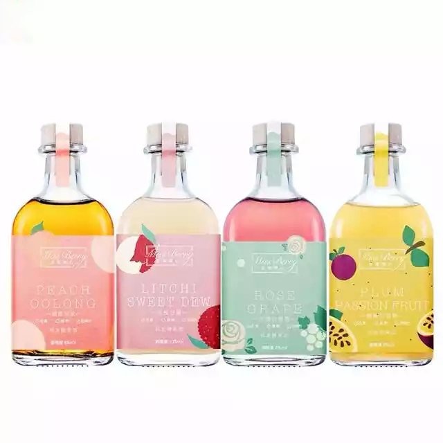 500ml 700ml 800ml Glass Bottle Custom Glass Bottle for Wine Whiskey Empty Square Bottle