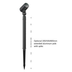 Dimming DMX 3x3W/4W Architectural LED Spot Light IK06