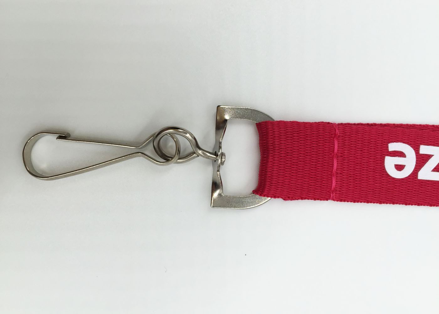 Single Personalized Lanyards , Exhibition Event School Lanyard With Bulldog Clip