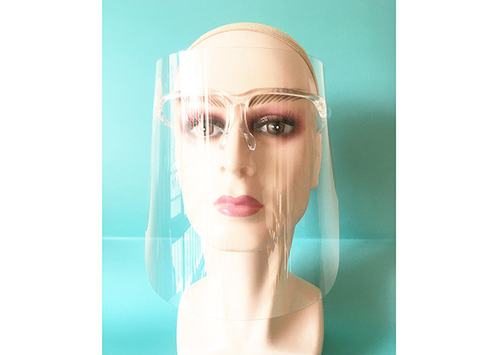 Perspex Spectacle Clear Reusable Anti Fog Face Shield Fog Free Anti Reflective Face Shield