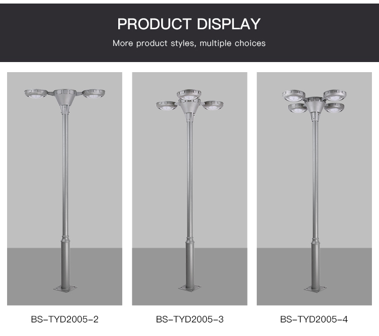 SMD3528 Solar Powered Garden Lights Lamp With Monocrystalline Silicon Panel