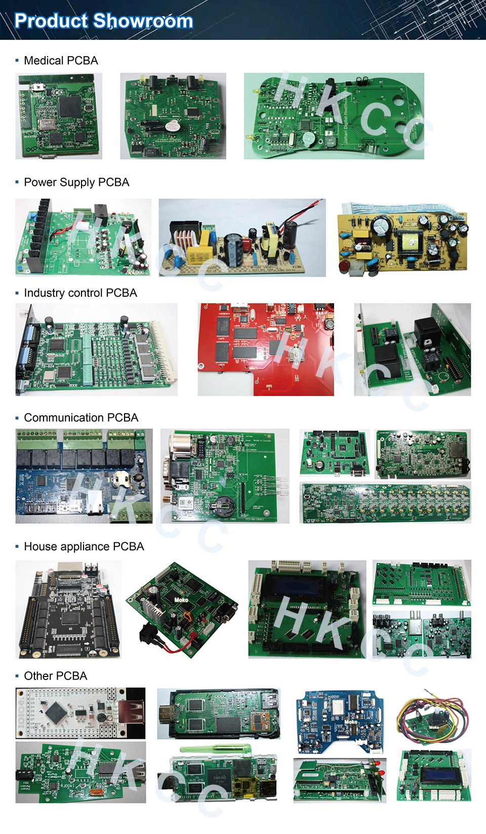Double Sided Durable PCBA PCB Assembly , Nickle Electronic Printed Circuit Board