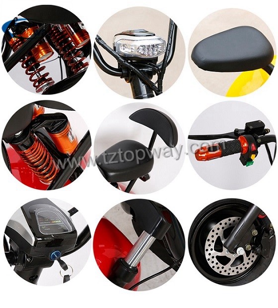 new products big two wheels Citycoco 1000W 60V electric scooter