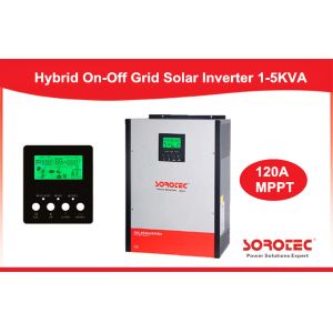 China Pure Sine Wave On / Off Grid Solar Power Inverters 1KW - 5KW with LCD Display on sale