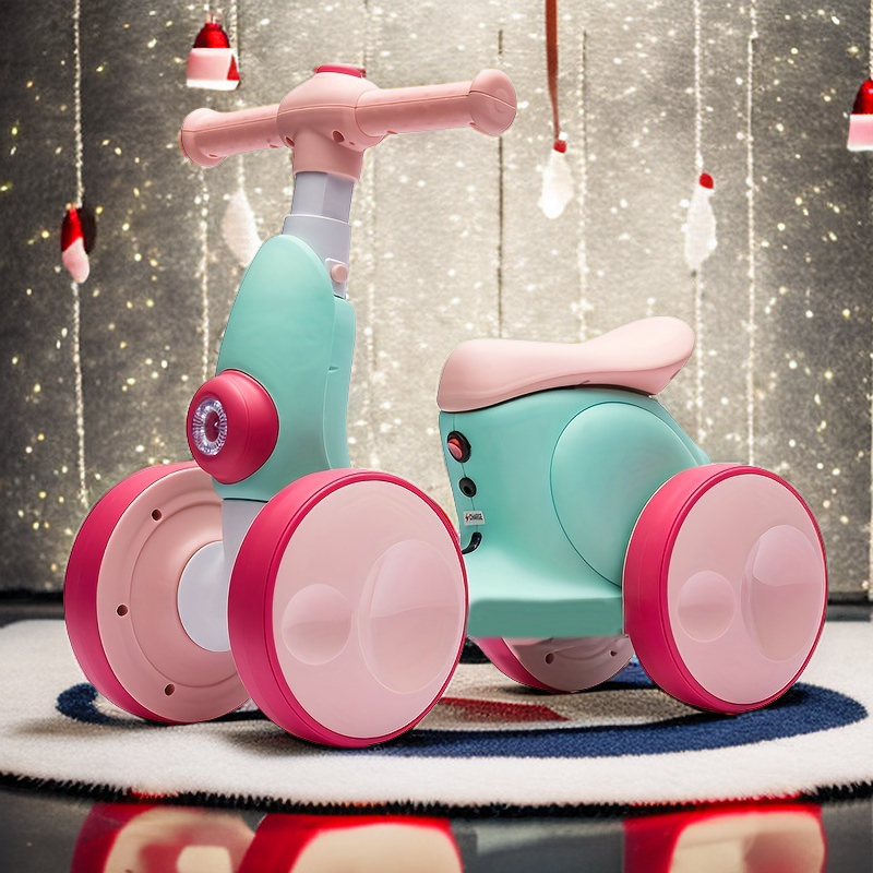 2023 Style Children's Ride On Electric Balance Bike Scooter Car for Kids PP Plastic