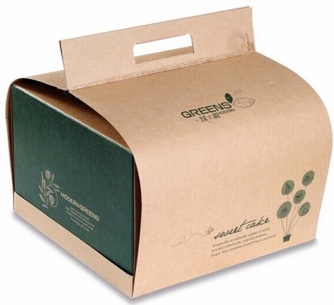 Wholesale custom Paper Cookies packing Cake Box with PVC window,Wholesale Plastic Square Birthday Wedding Packaging Clea