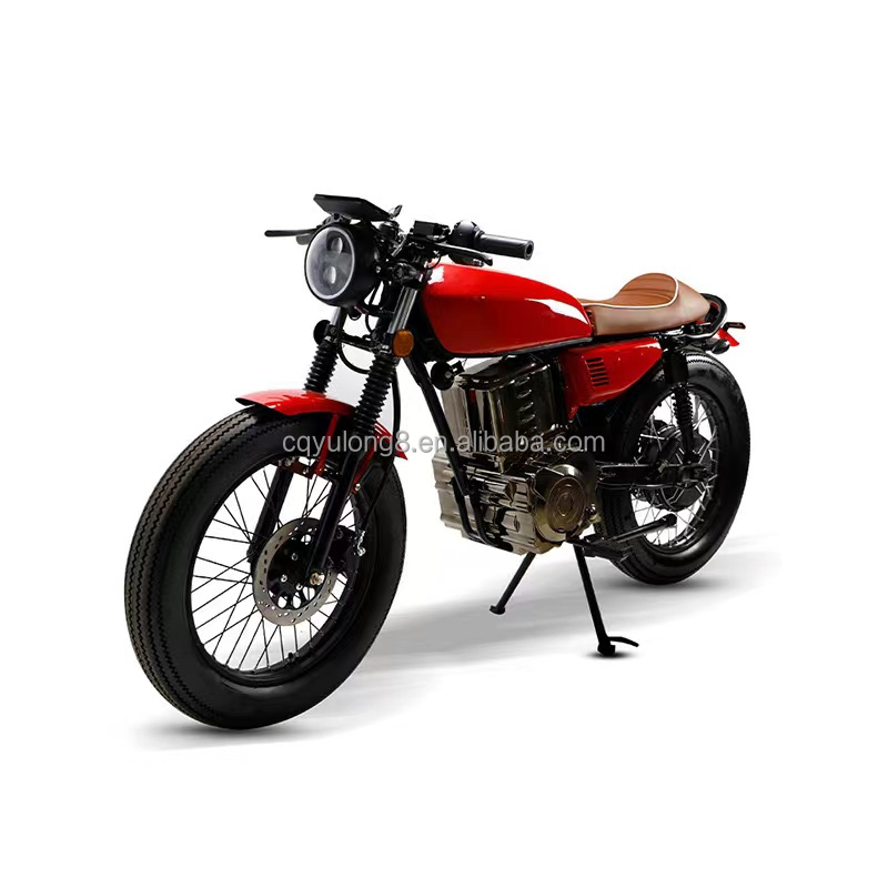 Retro Electric Motorcycles for Street Riding 10inch Tire 6-8 Hours Charging Time