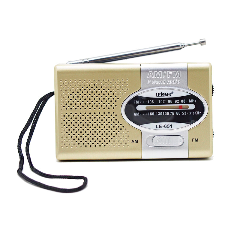 AM FM Stereo Portable Radio For Emergency Situations Support Earphone Listen Frequency FM88-108MHz AM530-1600KHz