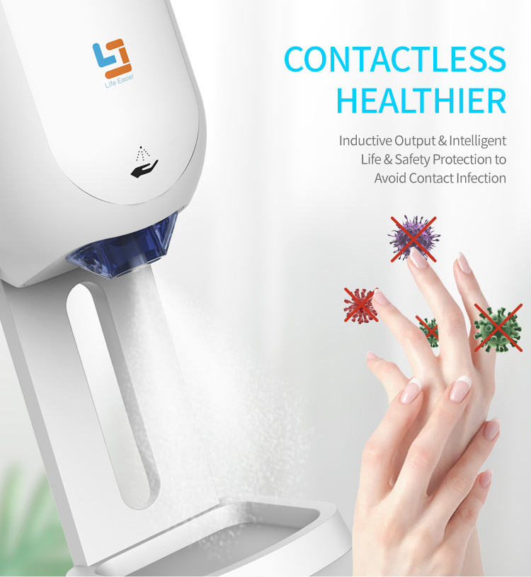 HDPE 1100ml FCC Fever Alarming Hand Sanitizer L5 Plus