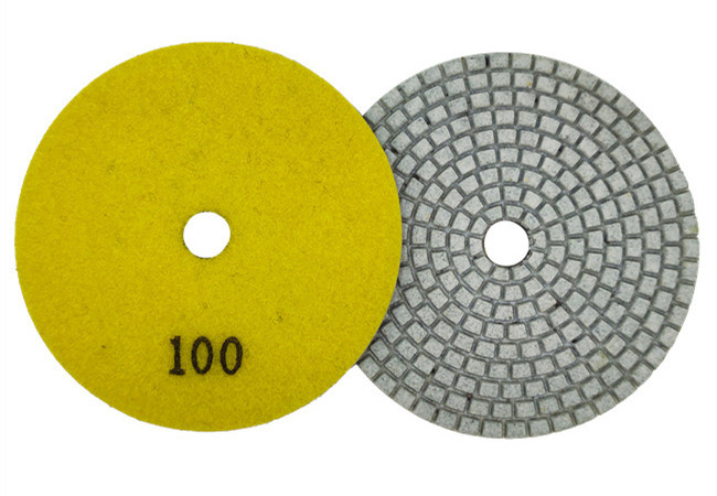 4 Inch Marble Granite Tile Wet Stone Diamond Resin Polishing Pads 3mm