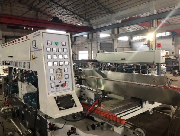 High Efficiency Automatic Double Sides Glass Edge Polishing Machine