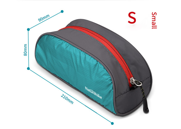 Large Capacity Lightweight Cosmetic Case , 1680D Nylon Travel Makeup Bag