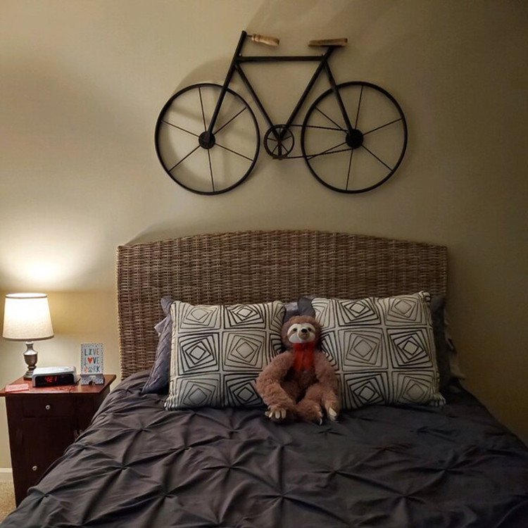 New Arrival Home Hanging Metal Art Bicycle Wall Decor Lightweight And Elegant Home Decoration