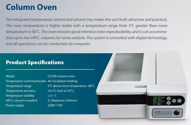 LC-100 HPLC High Performance Liquid Chromatography Instrument 42Mpa