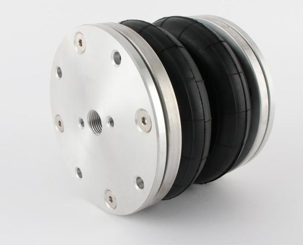 Aluminum Alloy 2 Lobes Dunlop Air Spring Mixture Of Elastomers And Textile