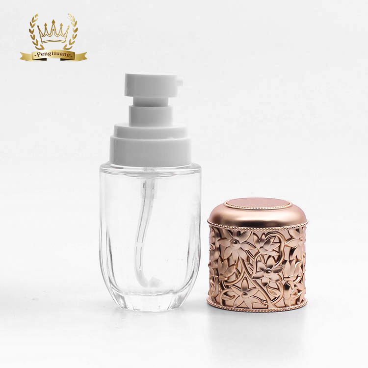 Transparent 40ml-120ml Cream Jars Cosmetic Packaging Containers 30g 50g