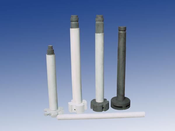 Antioxidation 90X 950 Mm Die Casting Spare Parts Carbon Graphite Rotor For
