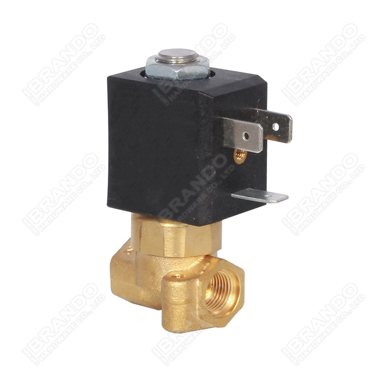 3 Way Brass Solenoid Valve 24V 110V 220V For Espresso Coffee Maker