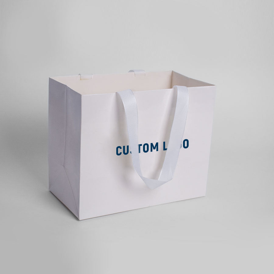 CMYK Partone Shopping Gift Bag for Custom Design 250 Gsm Art Paper Clothes Packaging