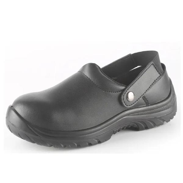 Action Leather Kitchen Safety Shoes Waterproof Steel Toe Slip Resistant Shoes