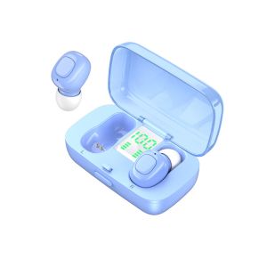  2020 New Mini TWS Earphone Wireless Earbuds with LCD Screen Power Display Charging Box IPX5 Waterproof Stereo Headphones Manufactures